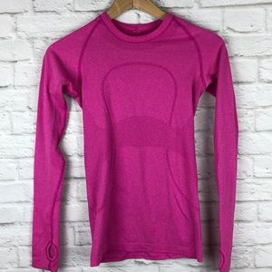 Lululemon long sleeve pink top